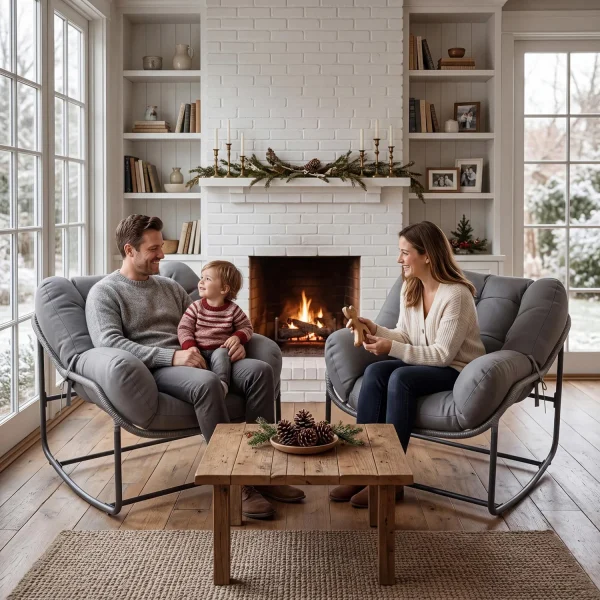 Papasan Rocking Chair