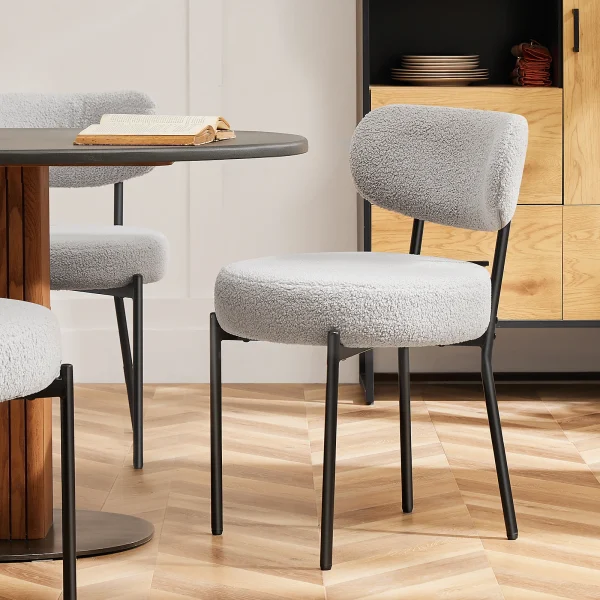 Round Dining Chairs Set of 2